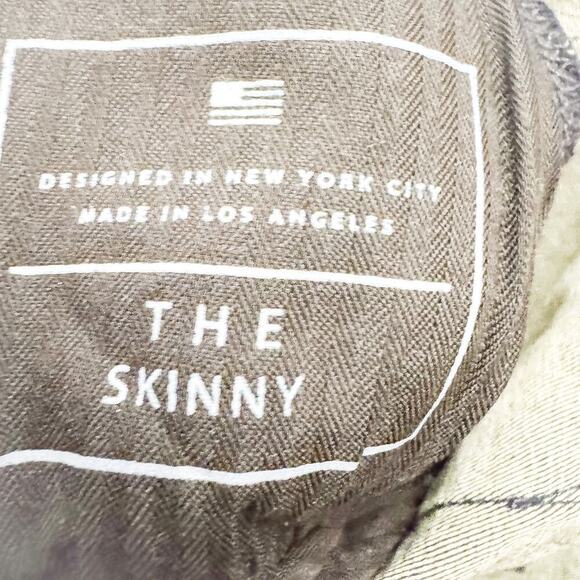 AYR The Skinny Jacs Jean Dark Wash Zip Fly Denim Size 27 x 30 - Picture 8 of 10